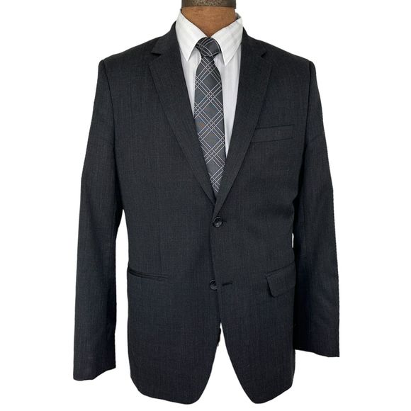 Banana Republic Mens Blazer Sport Coat Two Button Wool Jacket 42R Tailored FIt